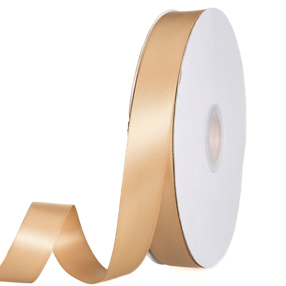 Amazon.com: YASEO Camel Ribbon, Solid Color Double Faced